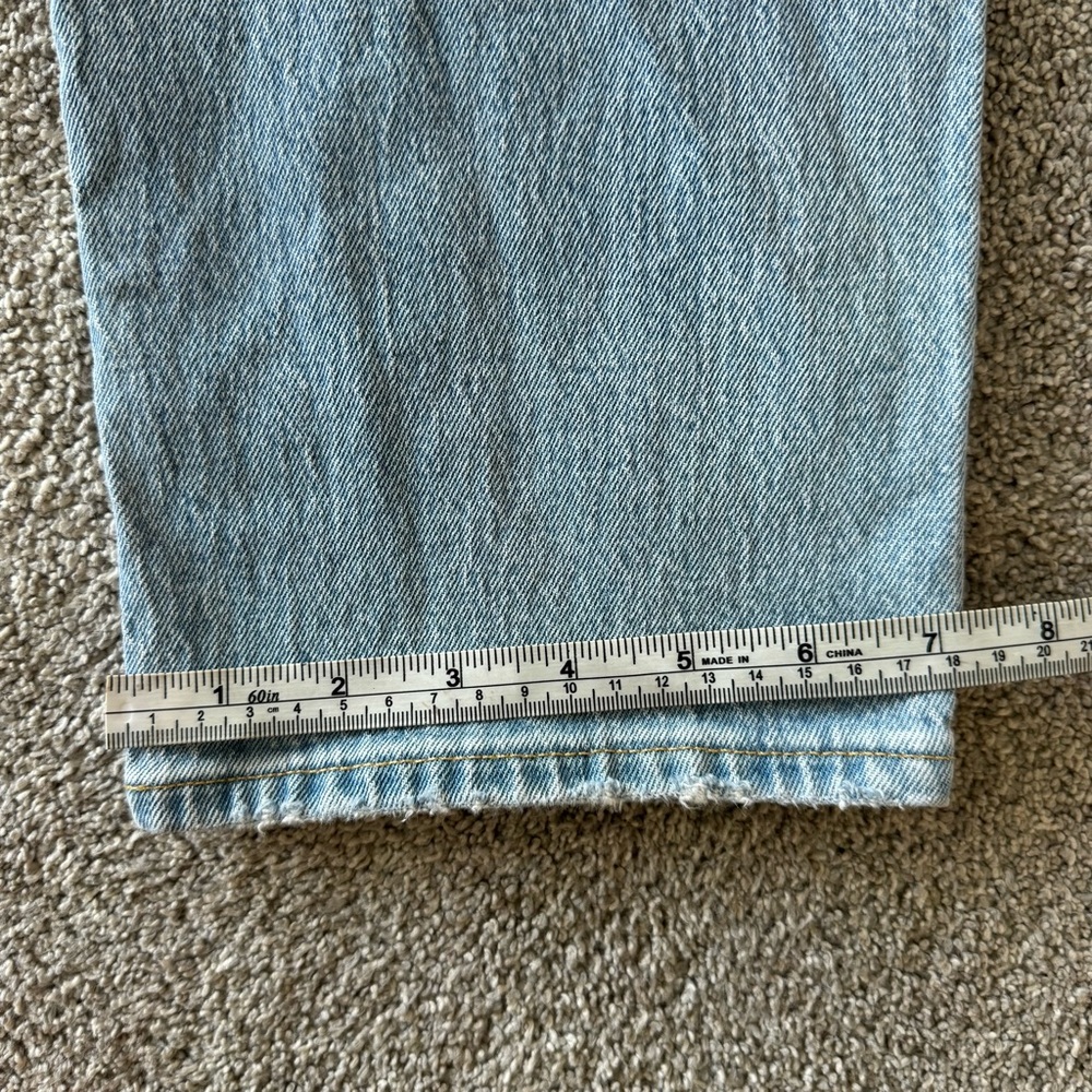 Gap Sky High Distressed Straight Leg Jeans 28 6P - Picture 9 of 12